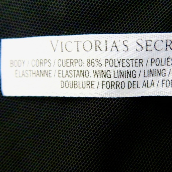 NEW! Victoria Sport Spellout Graphic The Player Sports BRA Black White SZ M - Picture 11 of 12